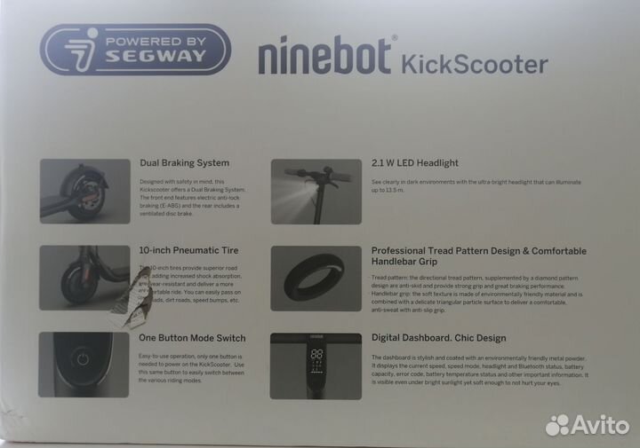 Новый Электросамокат Ninebot KickScooter F30P