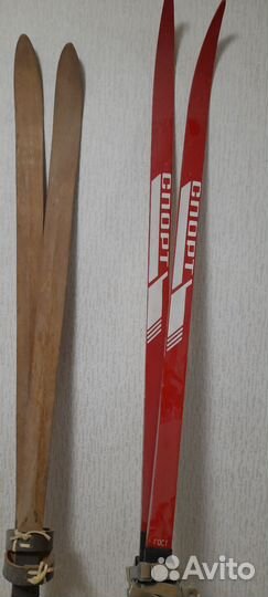 Лыжи беговые деревянные,20 век