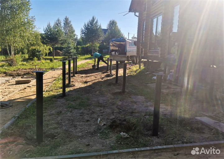 Свайный фундамент под ключ винтовые сваи