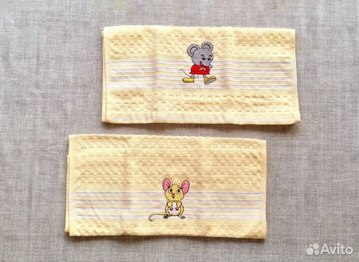 Полотенца вафельные Набор в подарочной упаковке