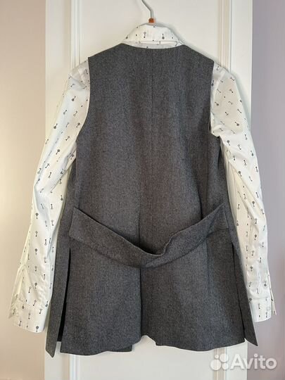 Gulliver жилет и рубашка школьная