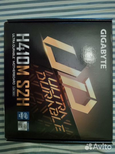 Материнская плата gigabyte H410M S2H с процессором