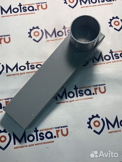 Патрубок снегоход Буран бокового выхлопа короткий