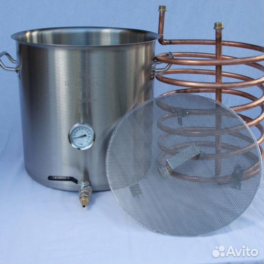 Бак нержав.50 литров Новый