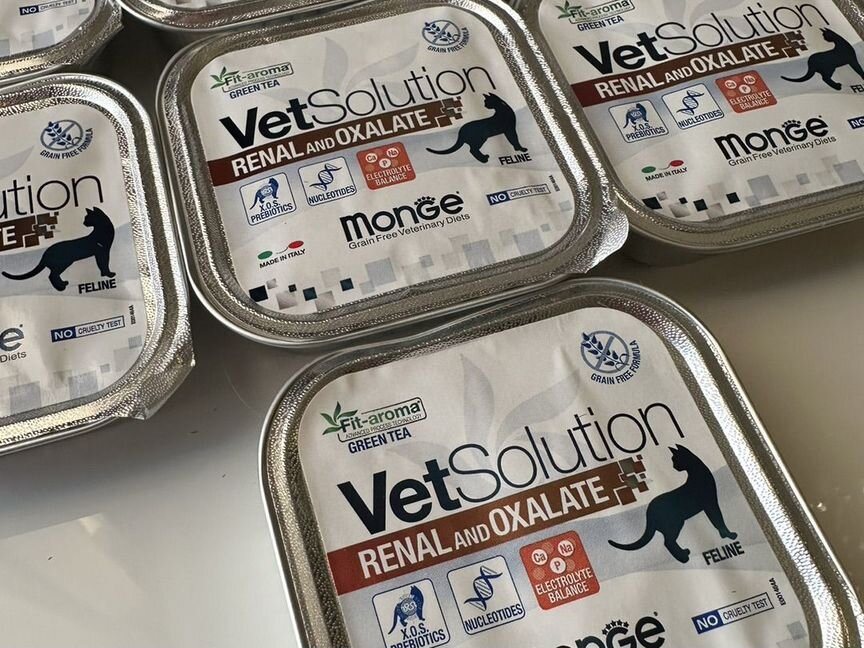 Monge VetSolution Cat Renal паштет 7 шт+сухой