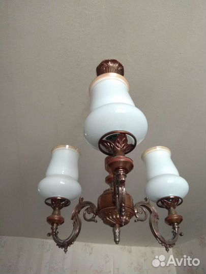 Люстры потолочные, времён СССР