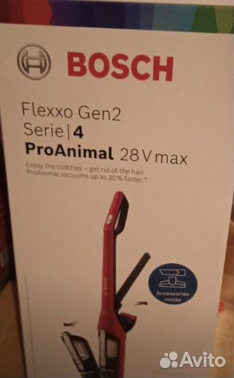 Пылесос Bosch Flexxo Gen2 ProAnimal BBH3ZOO28