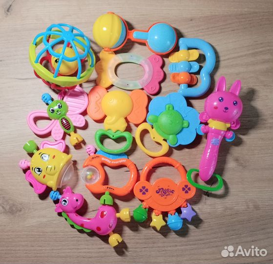 Игрушки погремушки грызунки