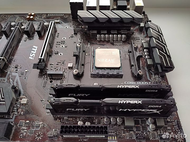 Платформа на am4 - ryzen 5 2600, 16gb ram 2667mhz