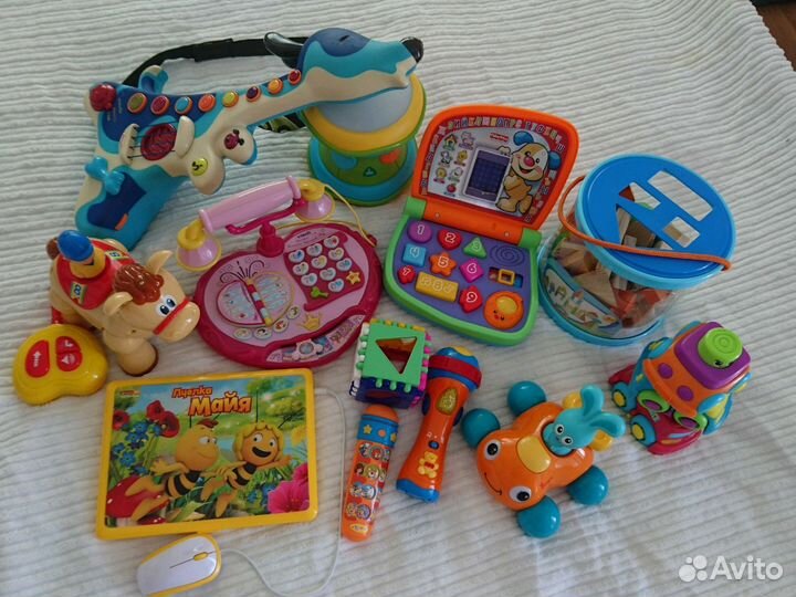 Интерактивные игрушки гитара телефон барабан компь