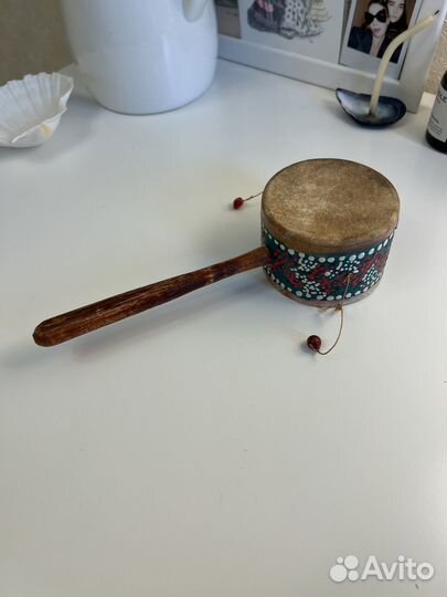 Барабан-колотушка на палке