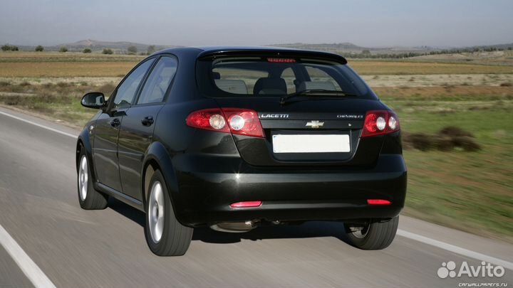 Бампер задний Lacetti хэтчбек цвет 87U Black