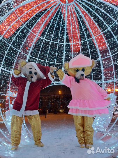 Поздравление от золотых мишек