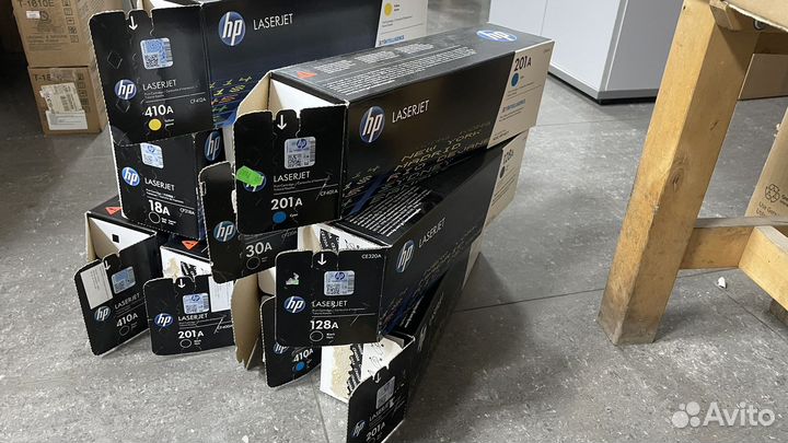 Пустые коробки оригинал HP,xerox