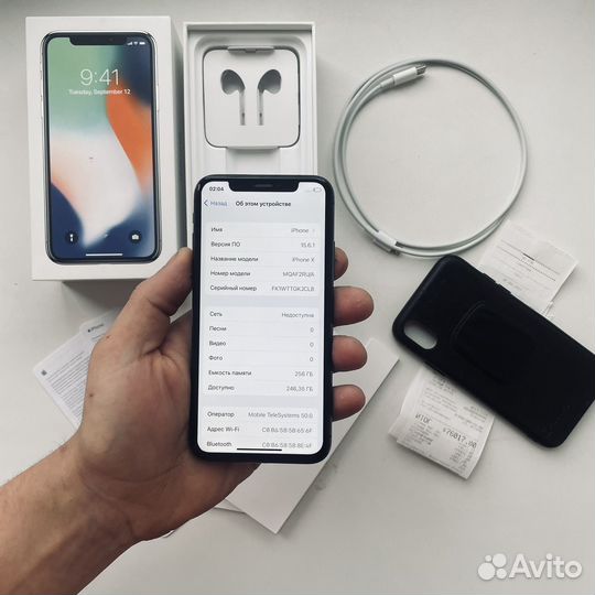 iPhone X, 256 ГБ