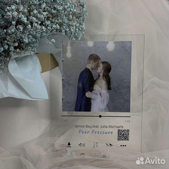 Трек-пластинка, живое фото на стекле