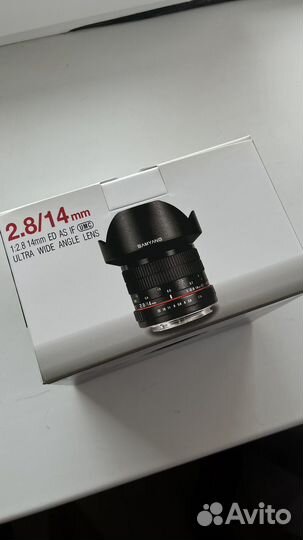 Объектив Samyang 14mm MF Canon