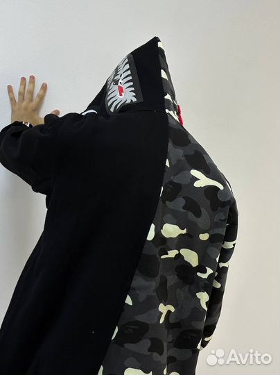 Зип Худи Bape Shark