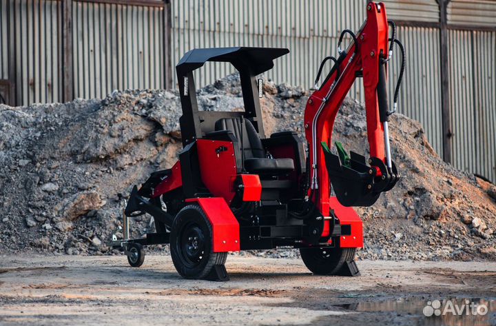 Мини-экскаватор RED RBV-08 ПРОФЕССИОНАЛЬНАЯ, 2023