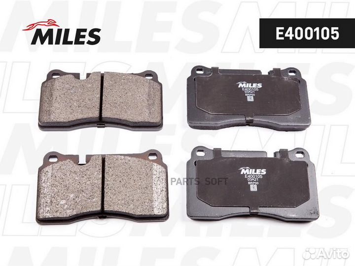 Miles E400105 Колодки тормозные volkswagen touareg