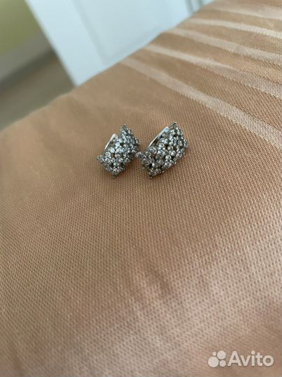 Серебряные серьги 925 проба разные