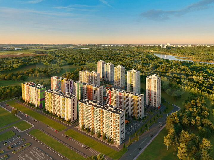 2-к. квартира, 71,6 м², 22/25 эт.