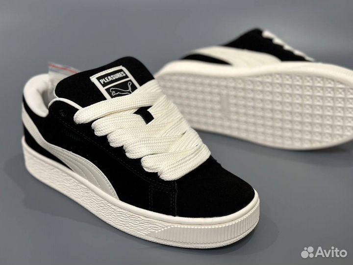 Кроссовки Puma x Pleasures Suede XL black