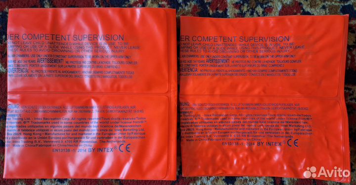 Детские нарукавники надувные для плавания