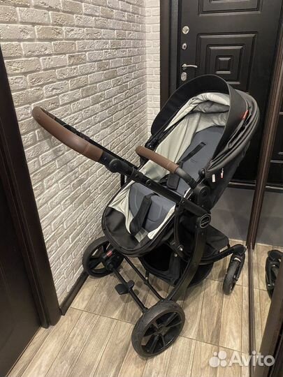 Коляска 2 в 1 эко кожа
