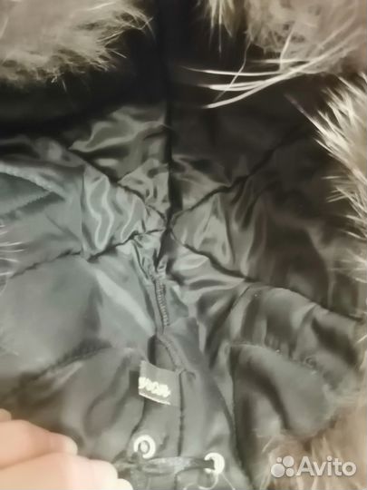 Шапка зимняя с чернобурой лисой