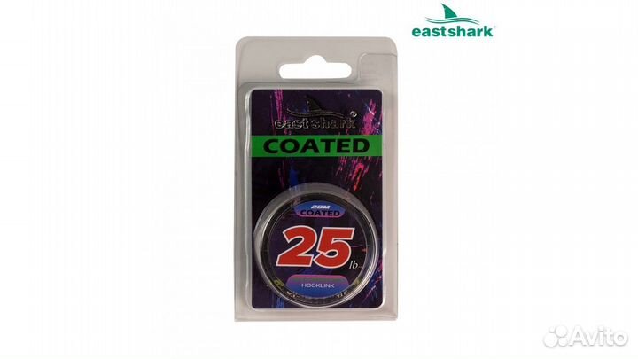 Поводковый мат-ал карповый в оплетке 20 м 25 LBS т