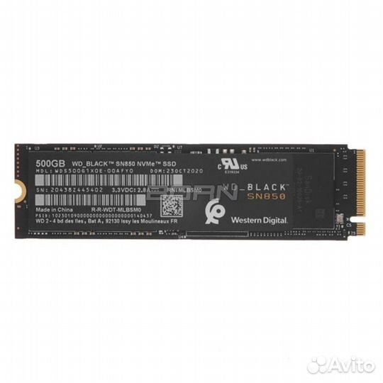 500 гб SSD M.2 накопитель WD Black SN850