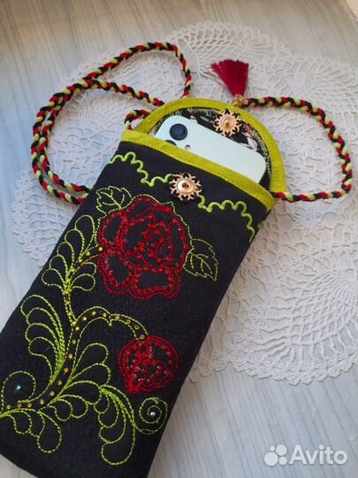 Чехол для смартфона стеганый