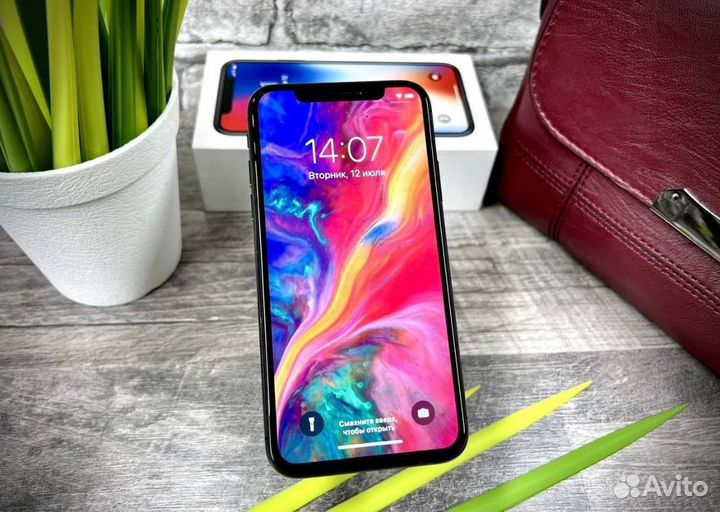iPhone X 64gb Space Grey Идеальный Гарантия