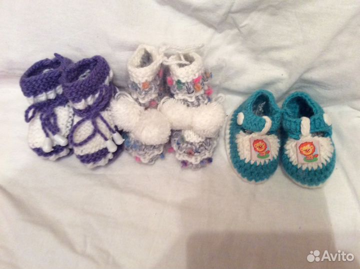 Пинетки вязаные