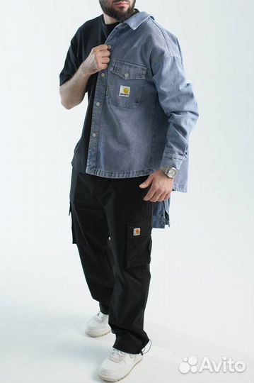 Джинсовая рубашка Carhartt