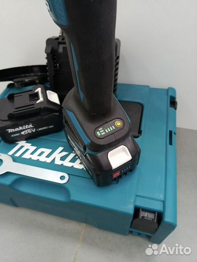 Аккумуляторная ушм болгарка 125 Makita бесщеточный