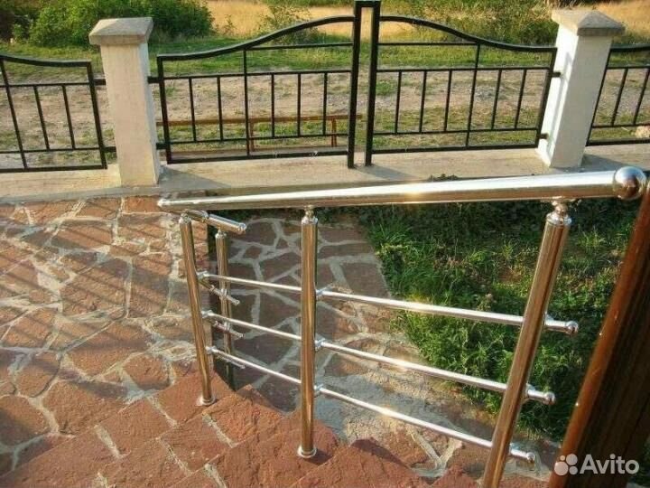 Лестница ограждение нержавейка