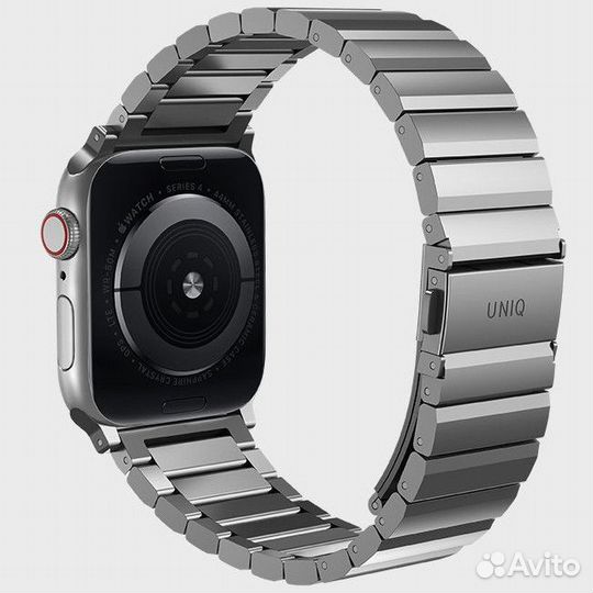 Браслет Uniq Strova Strap Link Steel Watch 49mm Si