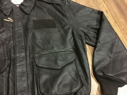 Куртка кожаная avirex usa А2 лётная бомбер ввс США