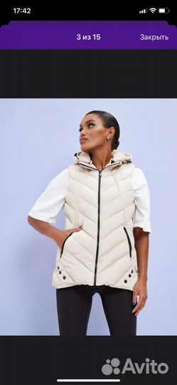 Жилетка женская утепленная 52 54