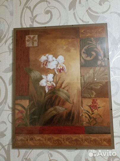 Картина постер под стеклом