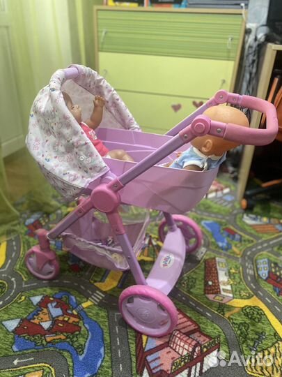 Коляска для куклы baby born