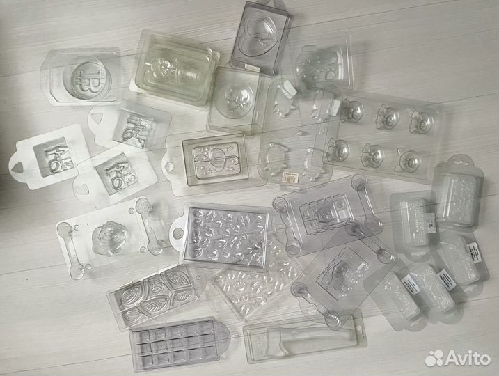 Формы для шоколада/мыла, пластик 24 шт