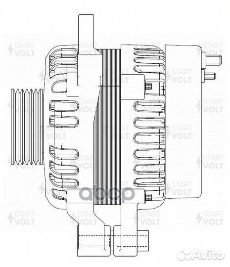 Генератор для а/м Chery Amulet A15 (06) 1.6i 9