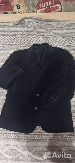 Пиджак школьный для мальчика 122