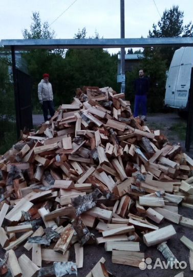 Дрова колотые Береза