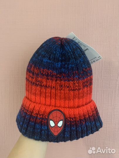 Шапка для мальчика Spider-man новая 8-12 лет