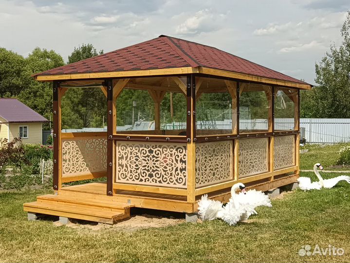 Мягкие окна для террас и беседок