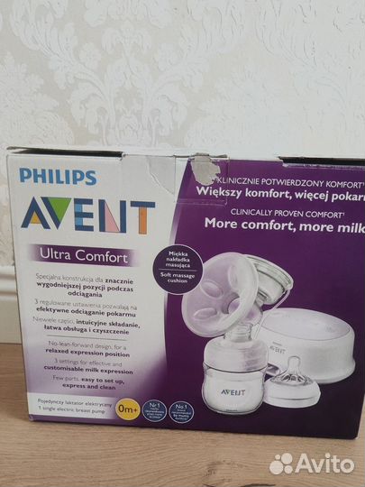 Молокоотсос avent электрический